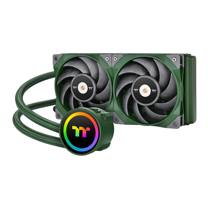 Thermaltake TOUGHLIQUID 240 ARGB Sync Racing Green All-In-One Liquid Cooler